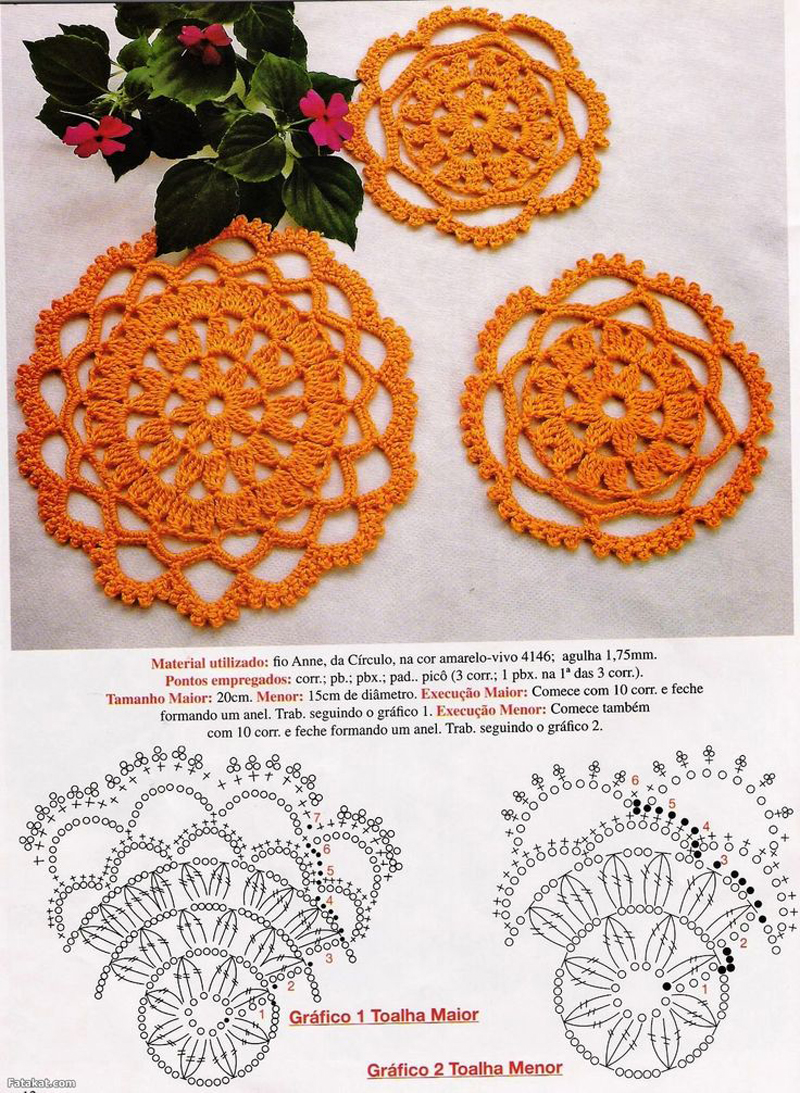 porta copo em crochê laranja porta copo em crochê laranja