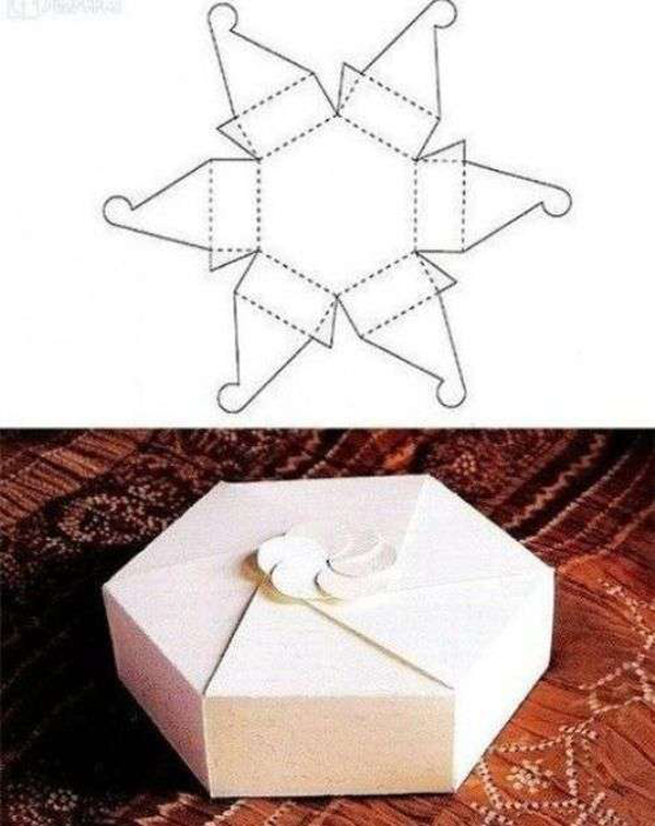 caixa em papel para imprimir