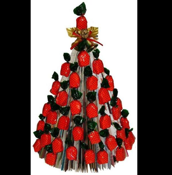 Árvore de Natal de Balas: 25 Modelos - Artesanato Passo a Passo! Árvore de Natal de Balas: 25 Modelos - Artesanato Passo a Passo!