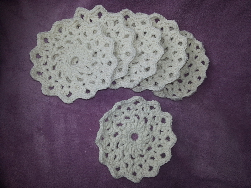 porta copo em crochê barbante porta copo em crochê barbante