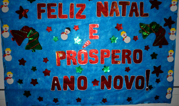 painel escolar de Natal comum