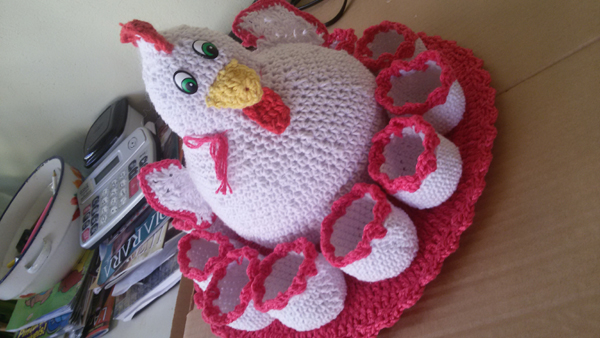 galinha em crochê porta ovo pink galinha em crochê porta ovo pink