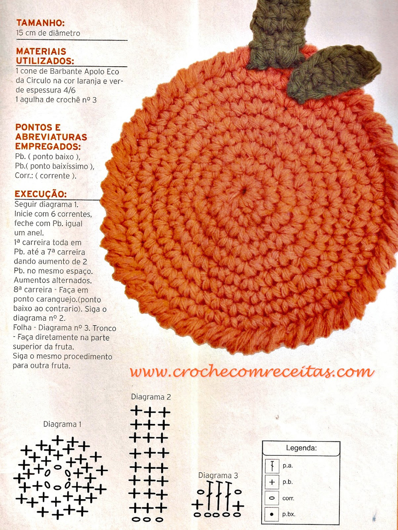 porta copo em crochê laranjinha porta copo em crochê laranjinha