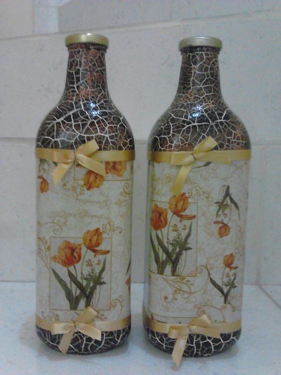 decoupage no vidro craquele decoupage no vidro craquele