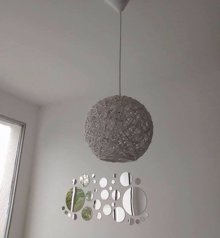 lustre de barbante como fazer 