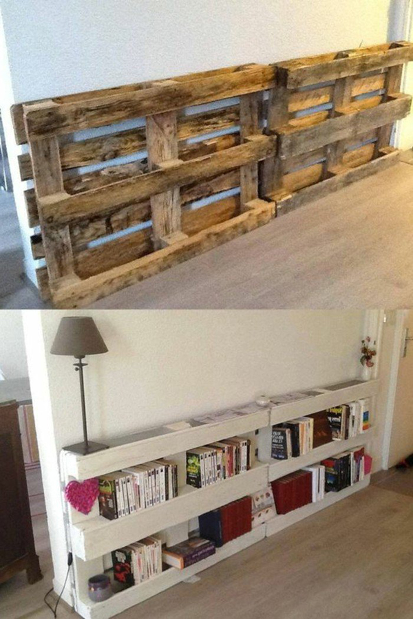 organizador de revistas pallet