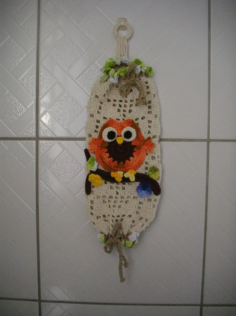 puxa saco de coruja barbante puxa saco de coruja barbante