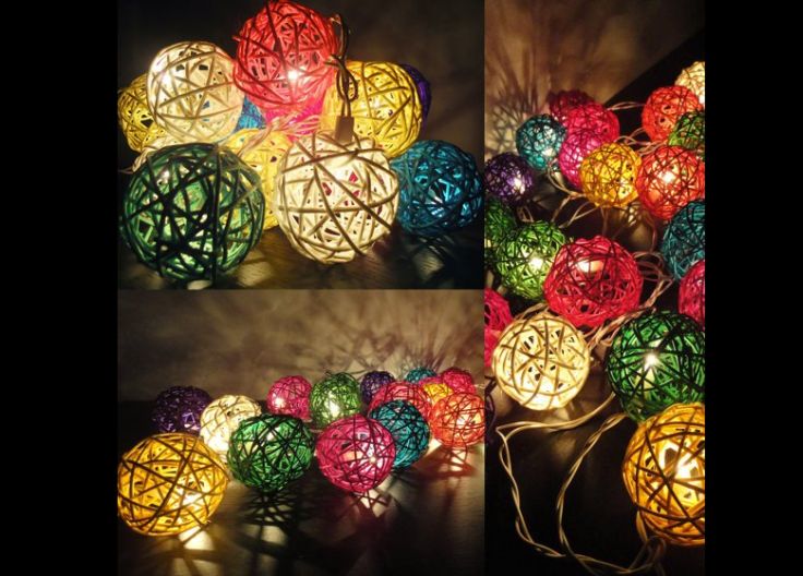 passo a passo lustre de barbante 