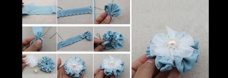 Como Fazer Flor de Tecido: 30 Modelos - Artesanato Passo a Passo!