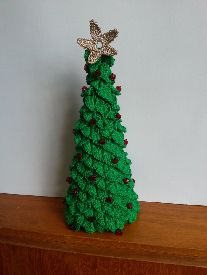 árvore natalina de croche 
