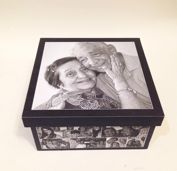 caixa decorada com fotos lembrança caixa decorada com fotos lembrança