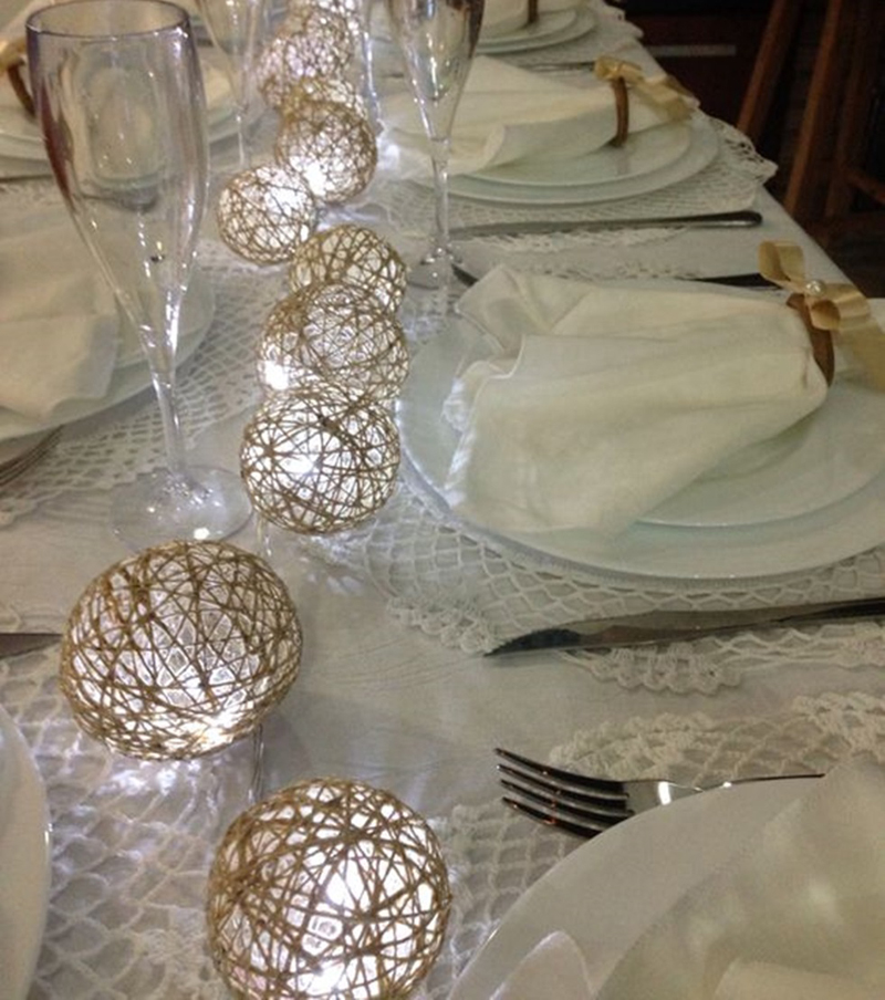 miniluminaria de barbante miniluminaria de barbante