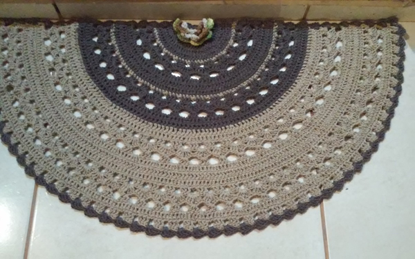 tapete de croche leque tapete de croche leque