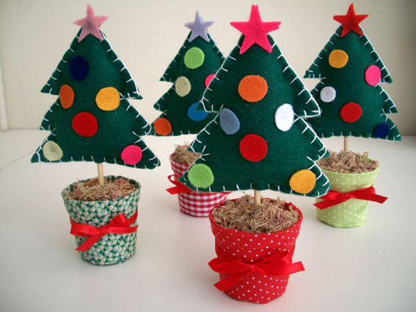 decoração natalina miniarvore