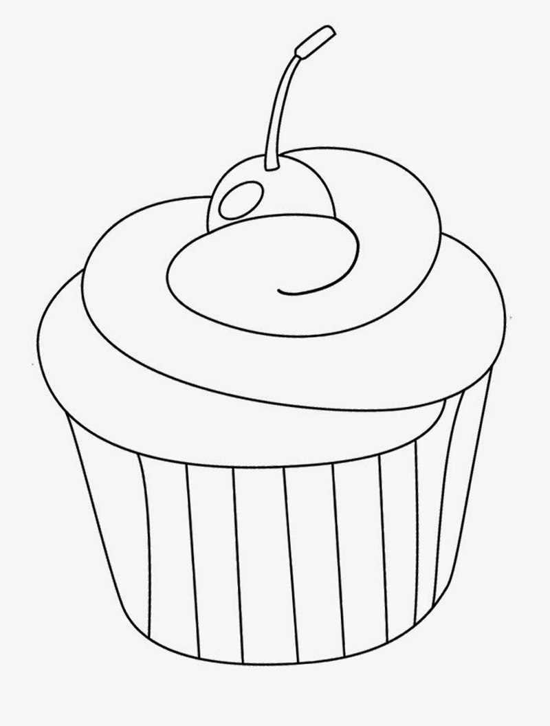 desenho de cupcake como fazer 