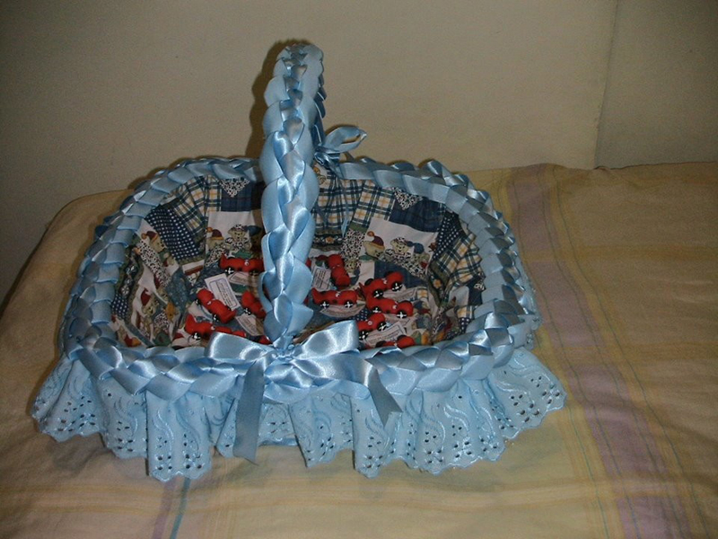 cesta decorada para meninos cesta decorada para meninos
