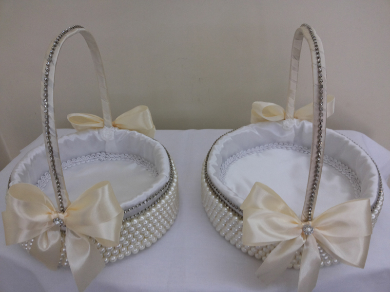 cesta decorada casamento