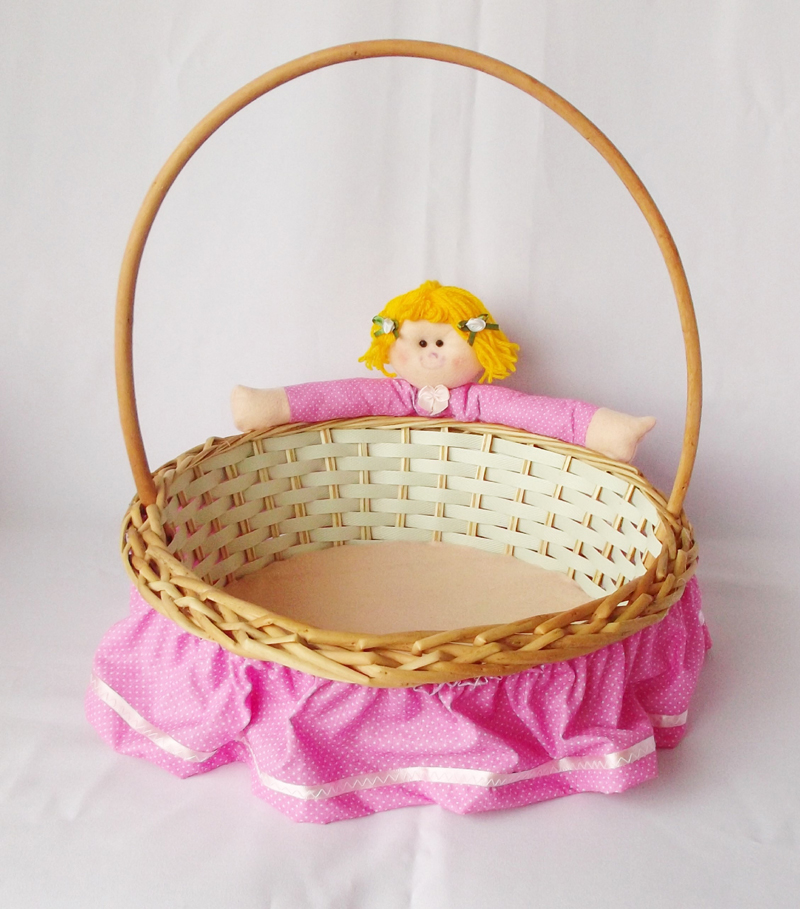 cesta decorada infantil cesta decorada infantil
