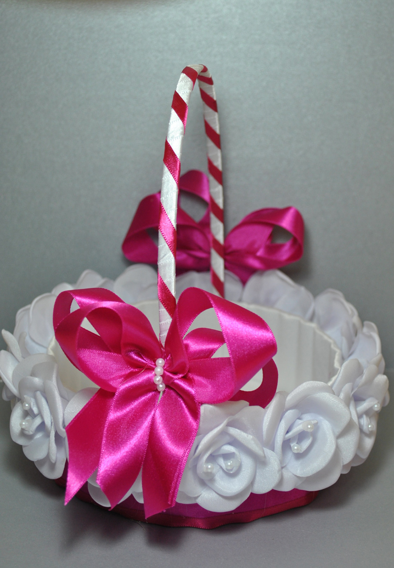 cesta decorada pink cesta decorada pink