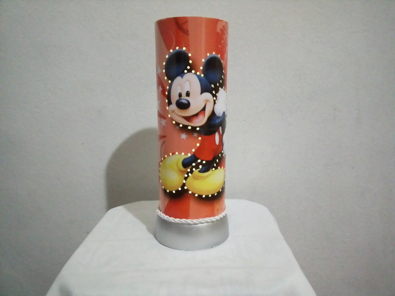 luminaria de pvc mickey