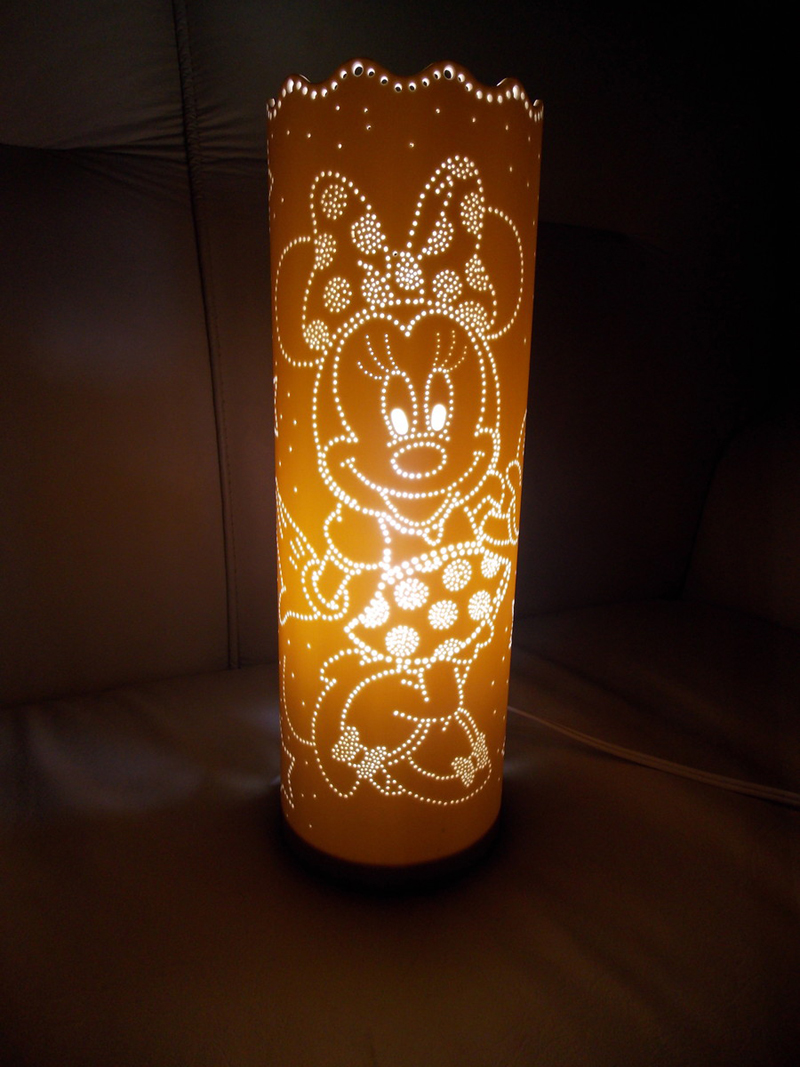 luminaria de pvc minnie