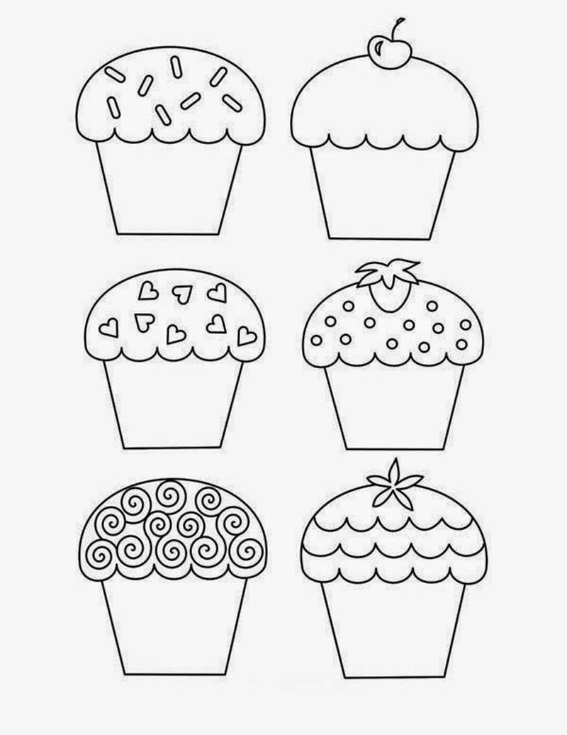 desenho de cupcake tutorial 