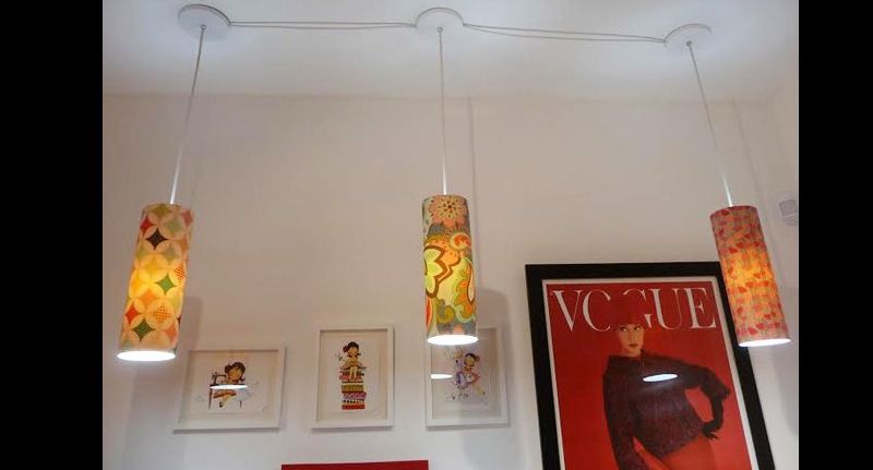 luminaria de pvc teto