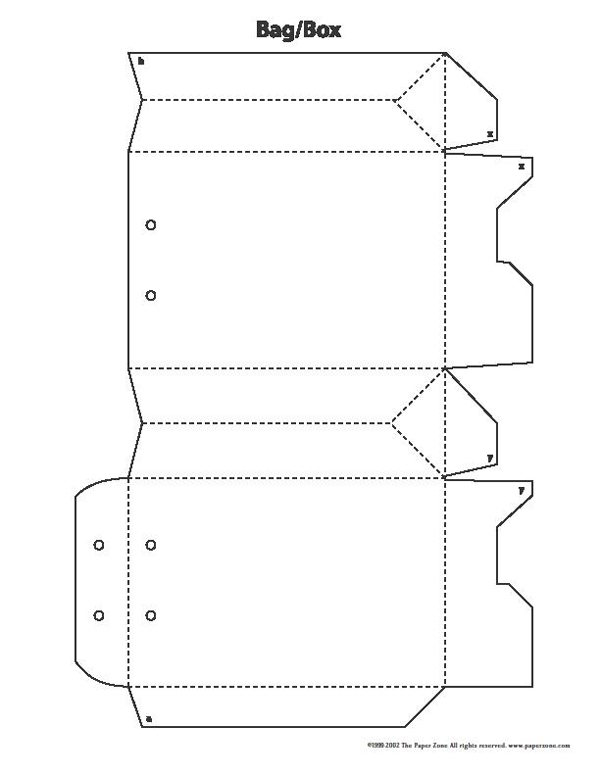 sacolinha de papel simples