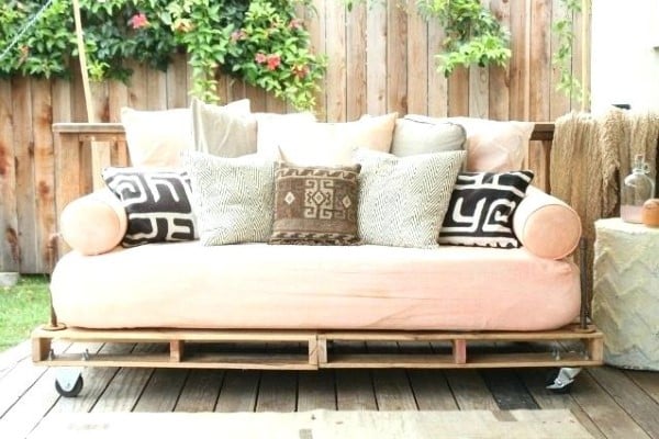 sofa de pallet grande