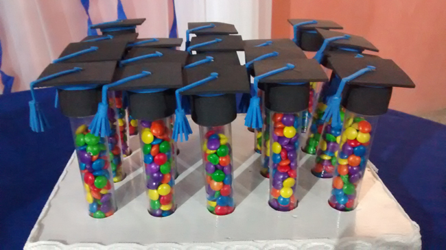 lembrancinha para formatura tubete