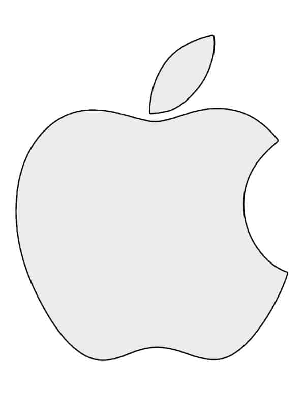 molde de maça da apple