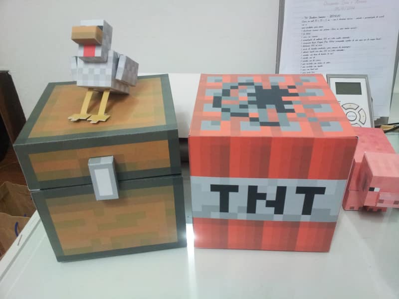 tutorial boneco minecraft 