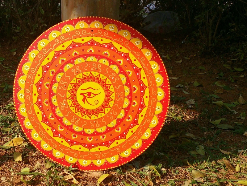 mandala amarela