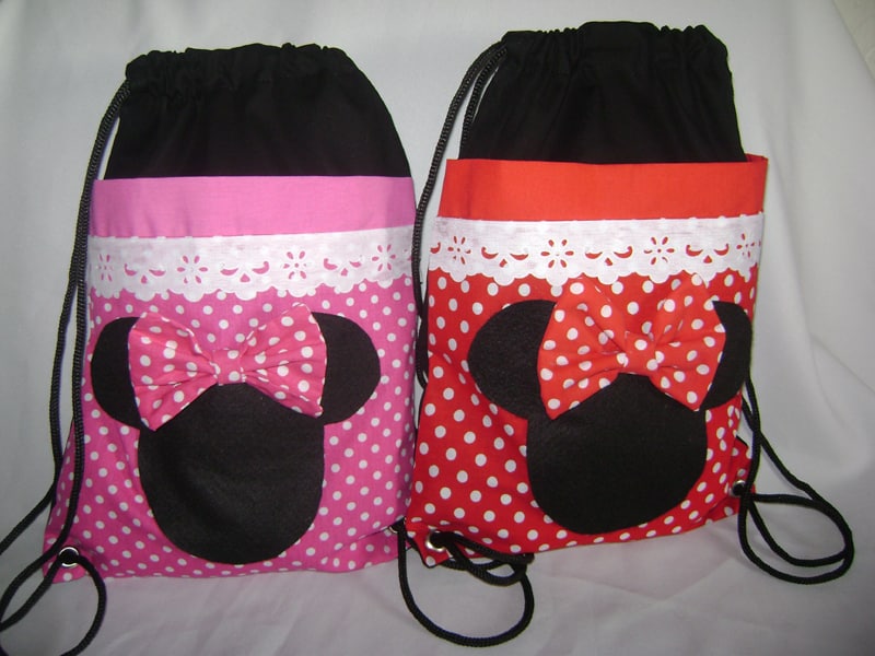 mochilinhas minnie 