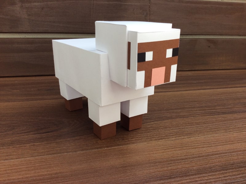 boneco minecraft ovelha 