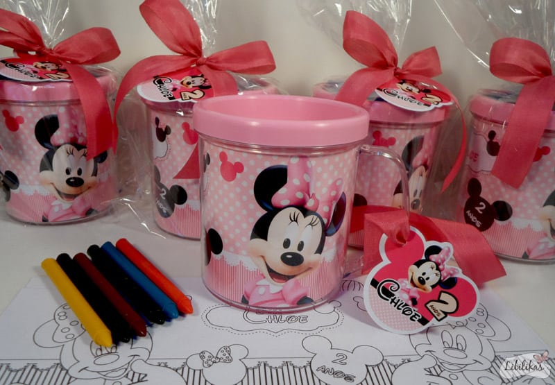 lembrança minnie pote