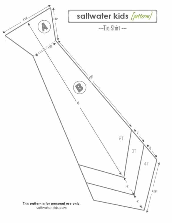 molde de gravata facil