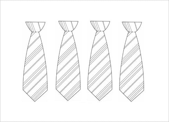 molde de gravata listrada