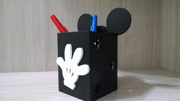 porta-trecos reciclado mickey 