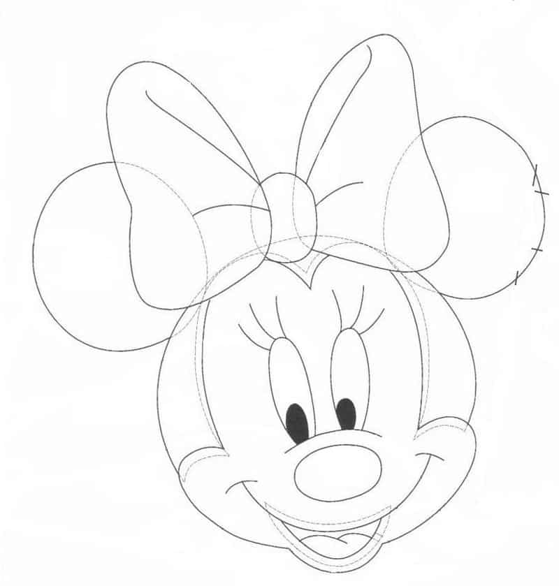 lembrança minnie molde lembrança minnie molde