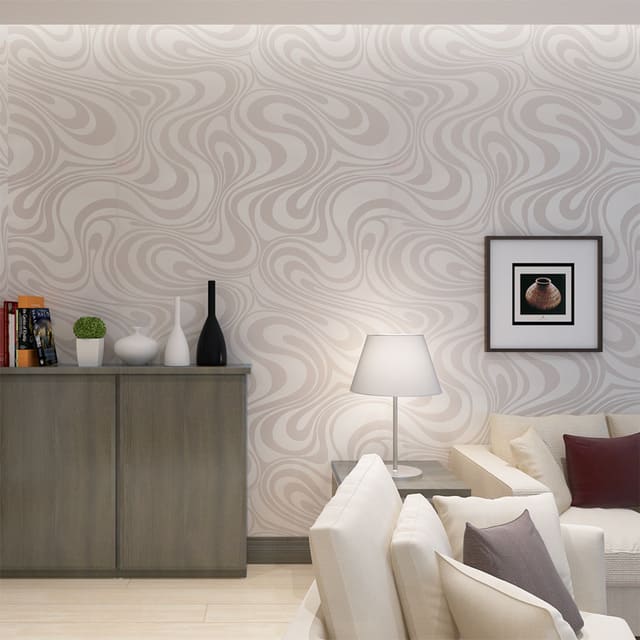 decoração com papel de parede sala