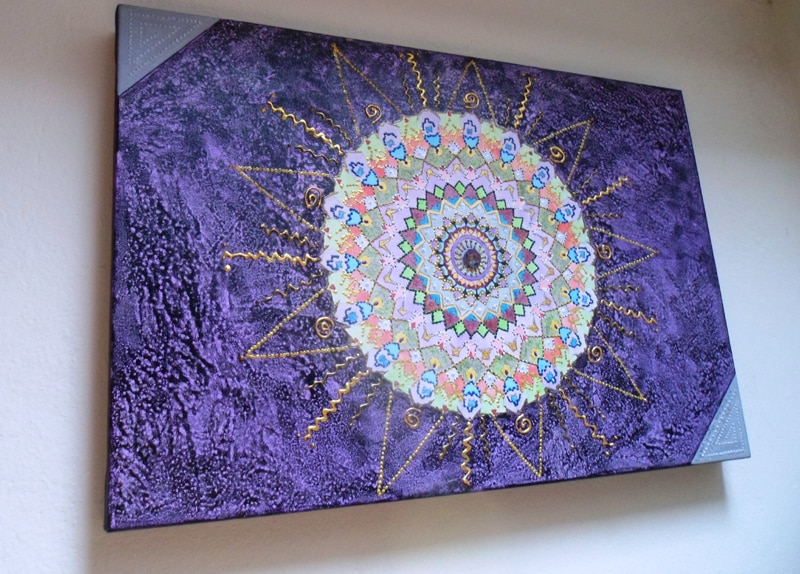 mandala no quadro