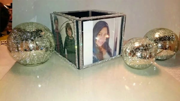 porta fotos de cd cubo