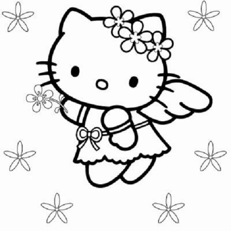 imagem de anjo hello kitty 