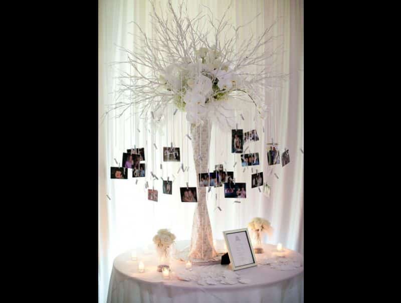 decor de casamento arvore