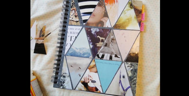 caderno decorado papel caderno decorado papel