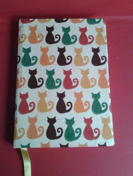 caderno decorado gatos