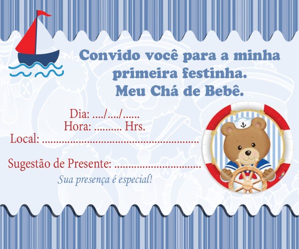 ▷ Convite de Chá De Bebê  Modelos incríveis Editáveis grátis