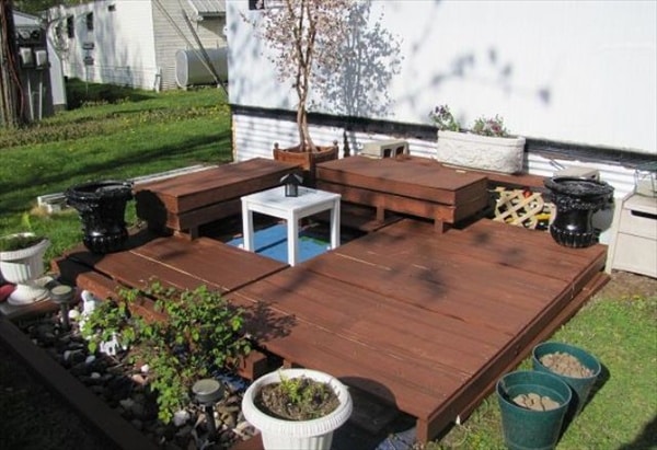 deck de madeira deck de madeira