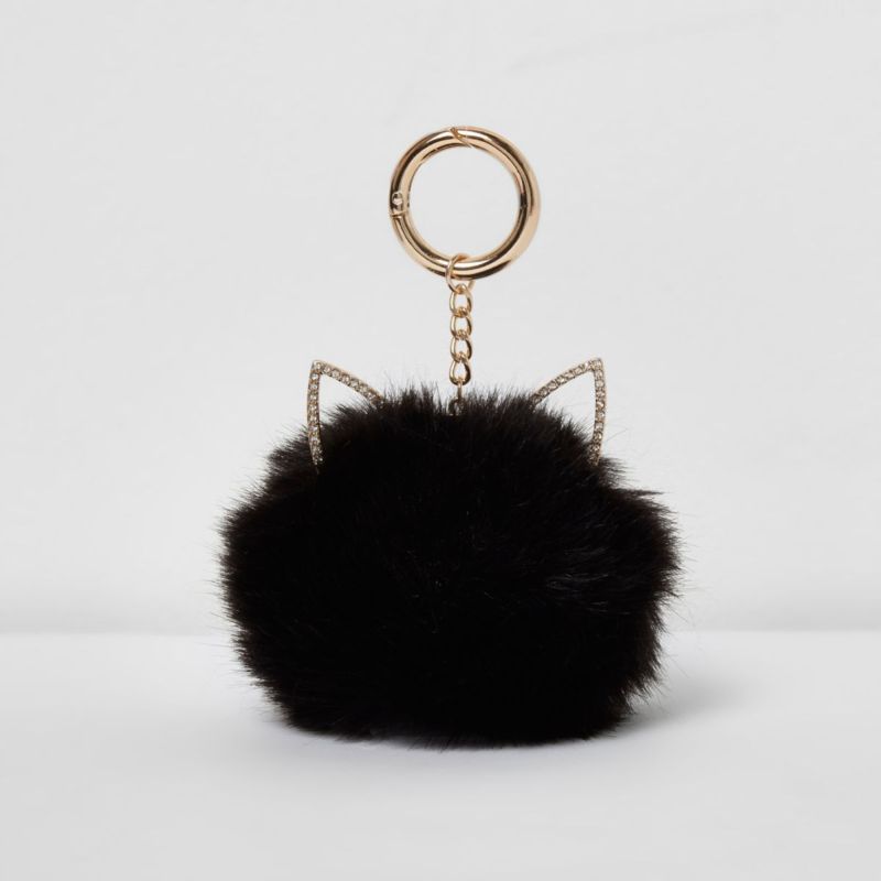 Chaveiro de pompom strass Chaveiro de pompom strass